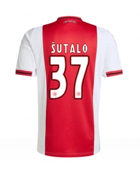 Billige Fotballdrakt Ajax Josip Sutalo #37 Replika Hjemmedrakt 2025-26 Kortermet Billige Fotballdrakt Ajax Josip Sutalo #37 Replika Hjemmedrakt 2025-26 Kortermet